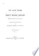 The Prose Works  from the Original Editions