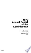 Annual Report of the Administrator