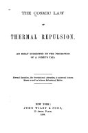 The Cosmic Law of Thermal Repulsion