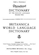 Funk & Wagnalls Standard Dictionary of the English Language