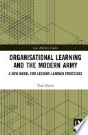 Organisational Learning and the Modern Army