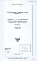 The Air Force tanker lease proposal