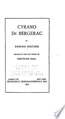 Cyrano de Bergerac Book