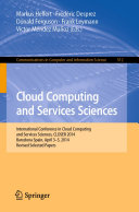 Cloud Computing and Services Sciences Pdf/ePub eBook