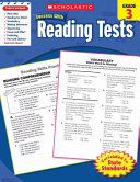 Scholastic Success with Reading Tests Book
