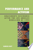 Performance and Activism Book PDF