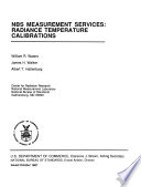 Radiance Temperature Calibrations