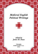 Medieval English Political Writings Pdf/ePub eBook