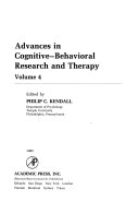Advances in Cognitive-behavioral Research and Therapy