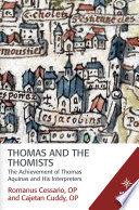 Thomas and the Thomists Book