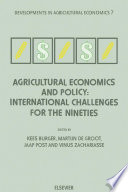 Agricultural Economics and Policy  International Challenges for the Nineties