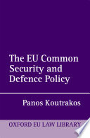 The EU Common Security and Defence Policy Book