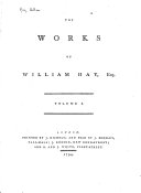 The Works of William Hay