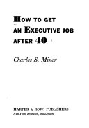 How to Get an Executive Job After 40
