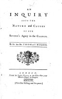 An Inquiry into the Nature and Causes of our Saviour's Agony in the Garden. [Edited by N. Lardner, and C. Fleming.]