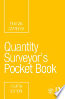 Quantity Surveyor s Pocket Book