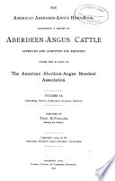 The American Aberdeen-Angus Herd-book PDF Book By American Aberdeen-Angus Breeders' Association