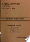 Index of N A S A Technical Publications