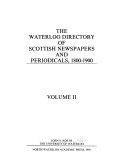 The Waterloo Directory of Scottish Newspapers and Periodicals, 1800-1900