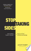 Stop Taking Sides Book