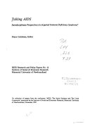 Talking AIDS : Interdisciplinary Perspectives on Acquired ...