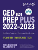 GED Test Prep Plus 2022 2023