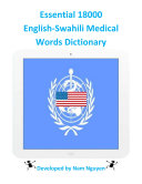 Essential 18000 Medical Words Dictionary In English-Swahili