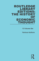 Read Pdf Routledge Library Editions: The History of Economic Thought