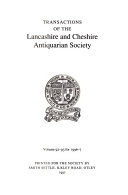Transactions of the Lancashire and Cheshire Antiquarian Society