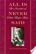 All is Never Said Book PDF