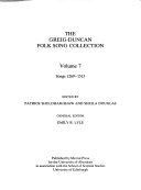 The Greig Duncan Folk Song Collection Book