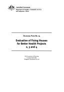 Evaluation of Fixing Houses for Better Health Projects 2  3 and 4