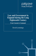 18世纪漫长的英国法律与政府