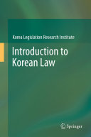 Introduction to Korean Law [Pdf/ePub] eBook