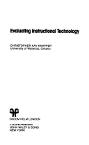 Evaluating Instructional Technology