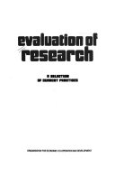 Evaluation of Research