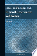 Issues in National and Regional Governments and Politics  2011 Edition