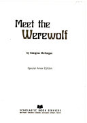 Meet The Werewolf Book PDF