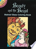Beauty and the Beast Stained Glass Coloring Book