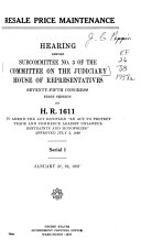 Hearings, Reports and Prints of the Senate Committee on the Judiciary