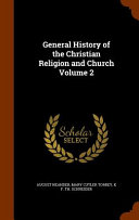 General History Of The Christian Religion And Church