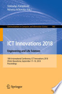 Ict Innovations 2018 Engineering And Life Sciences
