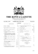 Kenya Gazette