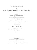 A Curriculum for Schools of Medical Technology