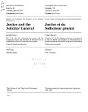Minutes of Proceedings and Evidence of the Standing Committee on Justice and Solicitor General