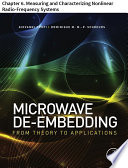 Microwave De embedding Book