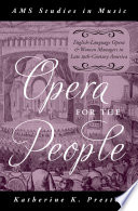 Opera for the People PDF Book By Katherine K. Preston