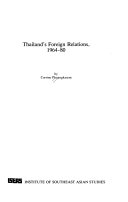 Thailand S Foreign Relations 1964 80