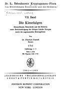 Kryptogamen-Flora von Deutschland, Oesterreich und der Schweiz: Die Kieselalgen