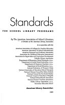 Standards for School Library Programs